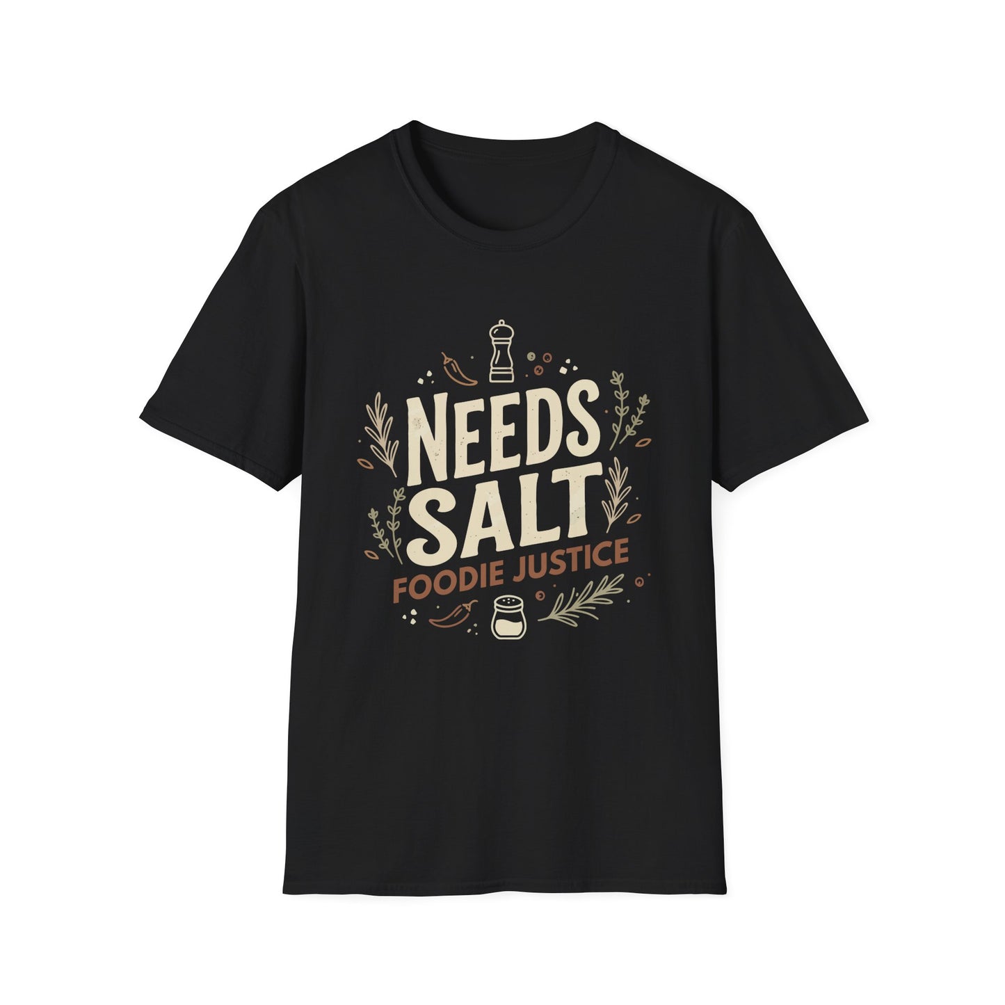 Needs Salt Foodie Justice T-Shirt | Chef Judge Graphic Tee
