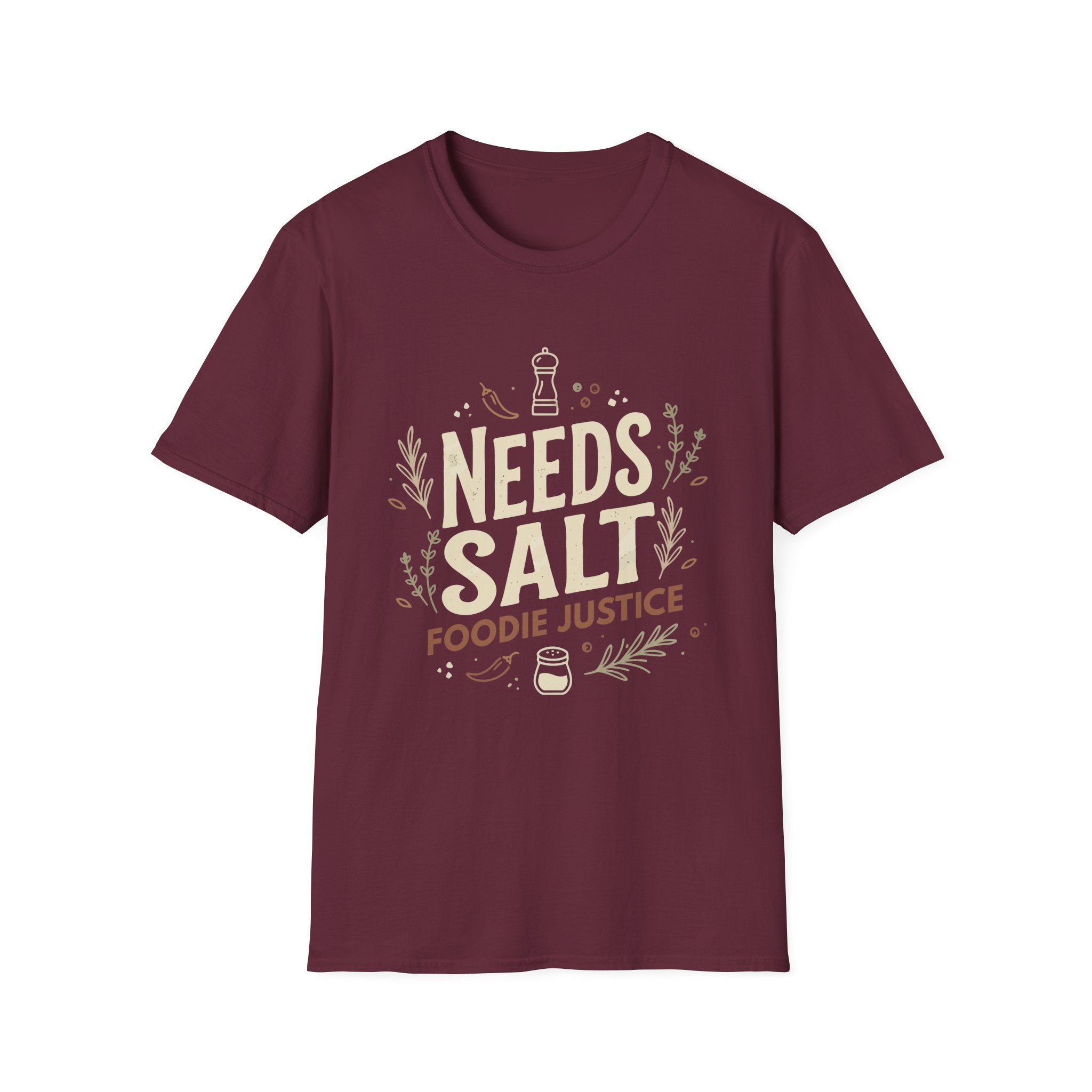Needs Salt Foodie Justice T-Shirt | Chef Judge Graphic Tee