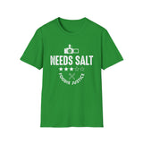 Needs Salt Foodie Justice T-Shirt | Chef Judge Graphic Tee