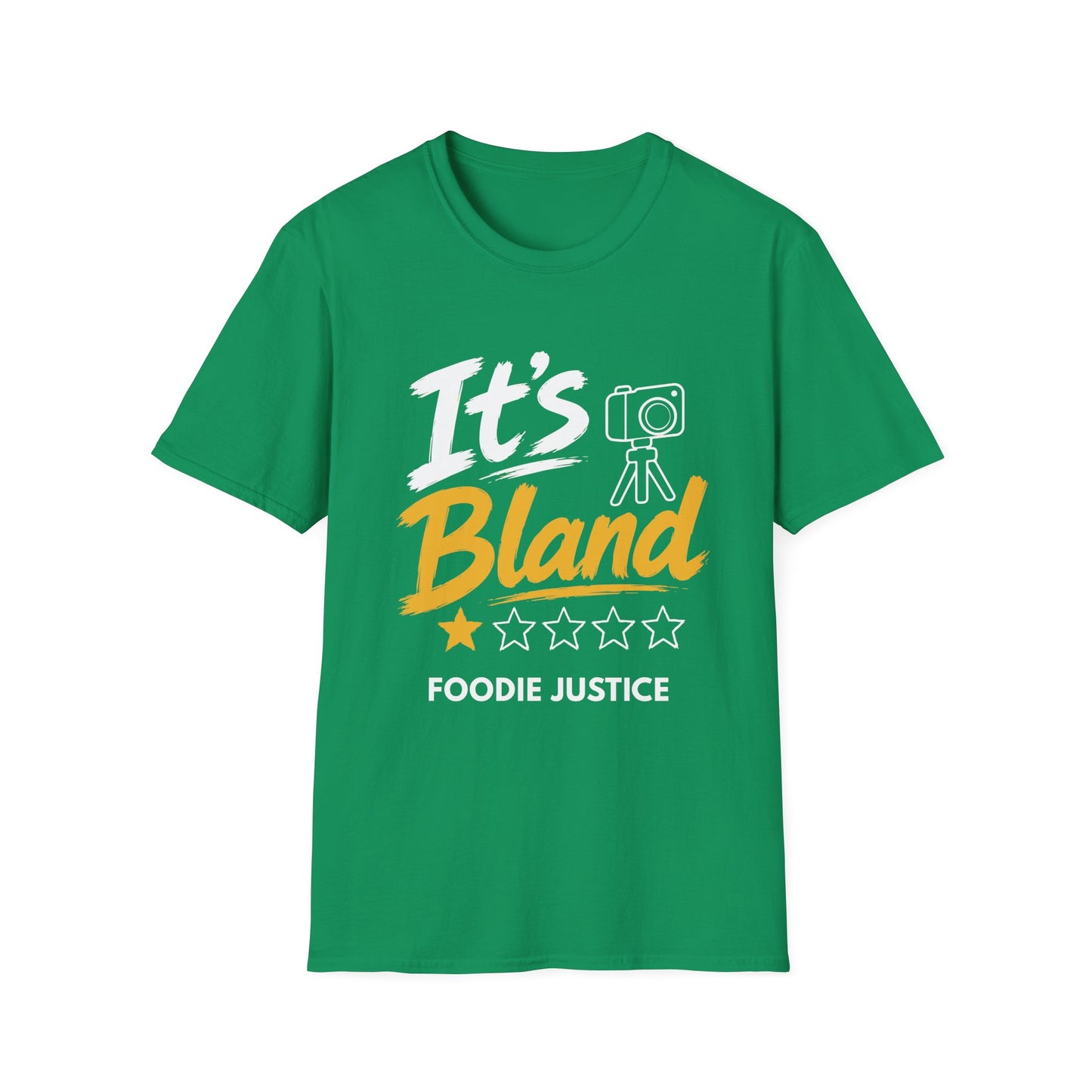 It's Bland Foodie Justice T-Shirt | Chef Judge Graphic Tee