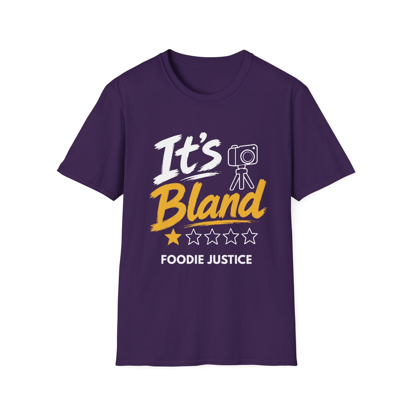 It's Bland Foodie Justice T-Shirt | Chef Judge Graphic Tee