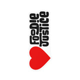 Love Foodie Justice Vinyl Sticker — Kiss-Cut Decal