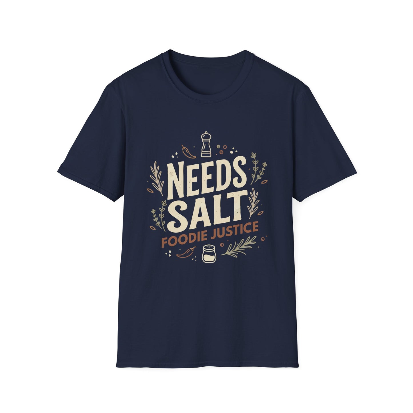 Needs Salt Foodie Justice T-Shirt | Chef Judge Graphic Tee