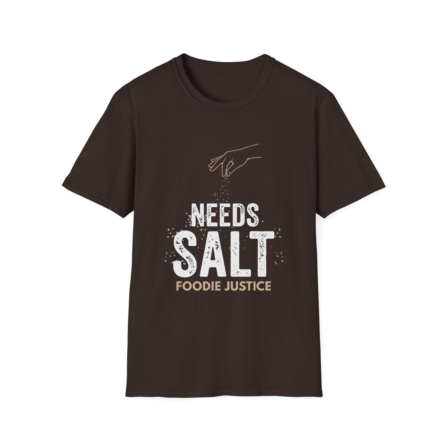 Needs Salt Foodie Justice T-Shirt | Chef Judge Graphic Tee