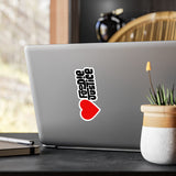 Love Foodie Justice Vinyl Sticker — Kiss-Cut Decal
