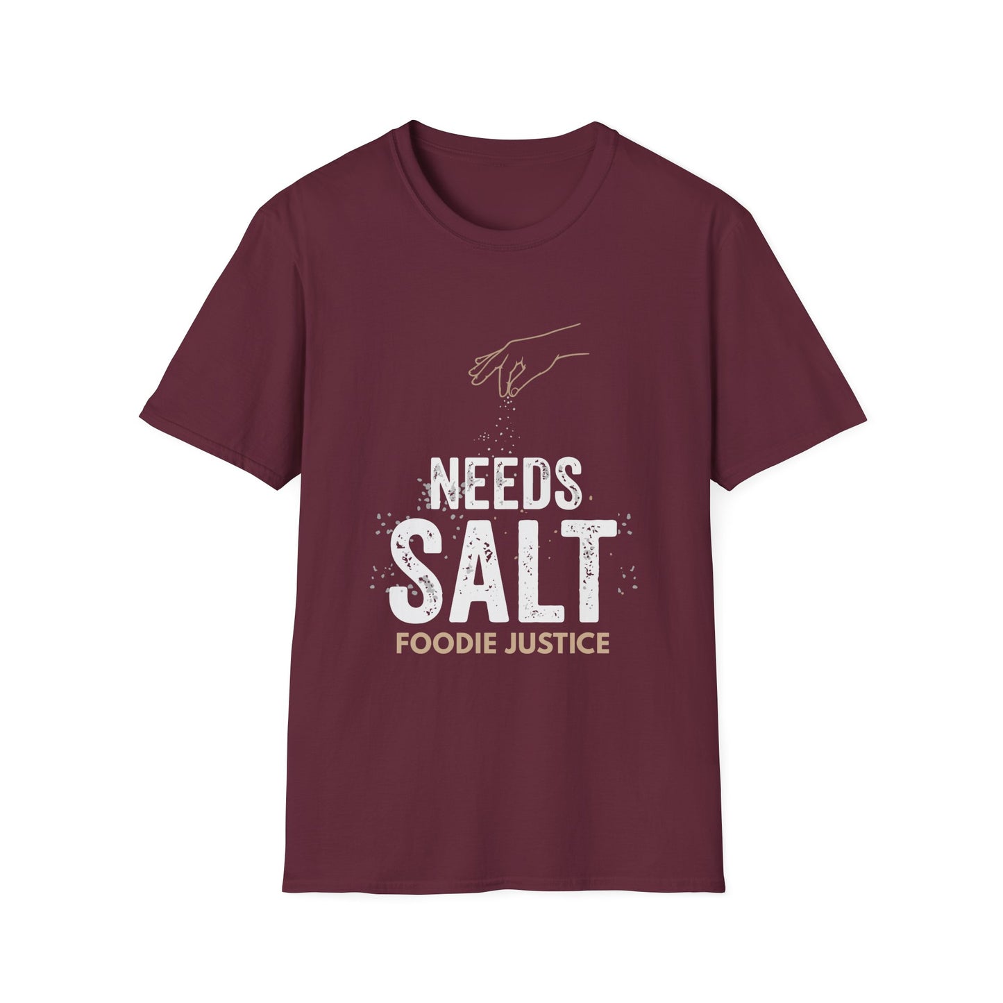 Needs Salt Foodie Justice T-Shirt | Chef Judge Graphic Tee