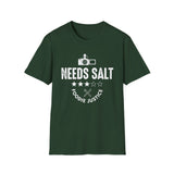 Needs Salt Foodie Justice T-Shirt | Chef Judge Graphic Tee