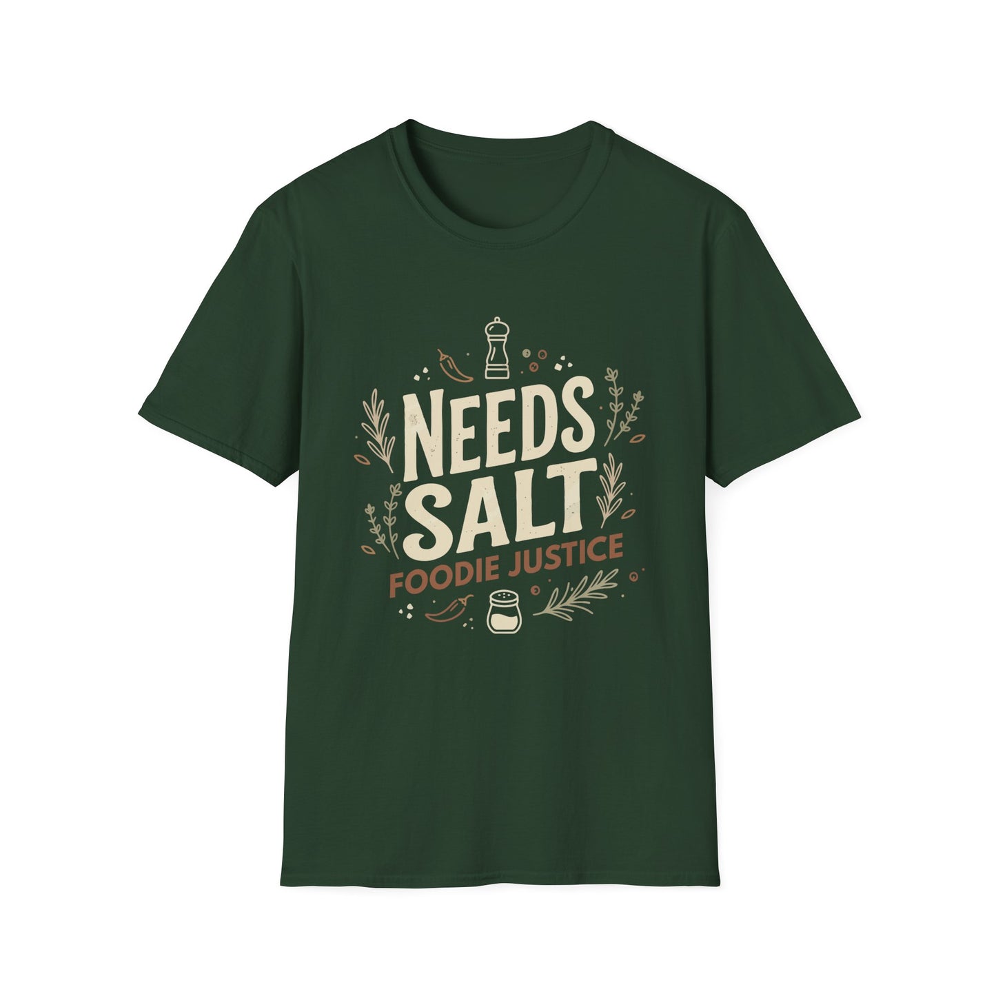 Needs Salt Foodie Justice T-Shirt | Chef Judge Graphic Tee