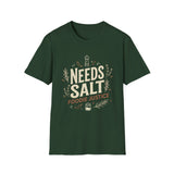Needs Salt Foodie Justice T-Shirt | Chef Judge Graphic Tee