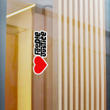 Love Foodie Justice Vinyl Sticker — Kiss-Cut Decal