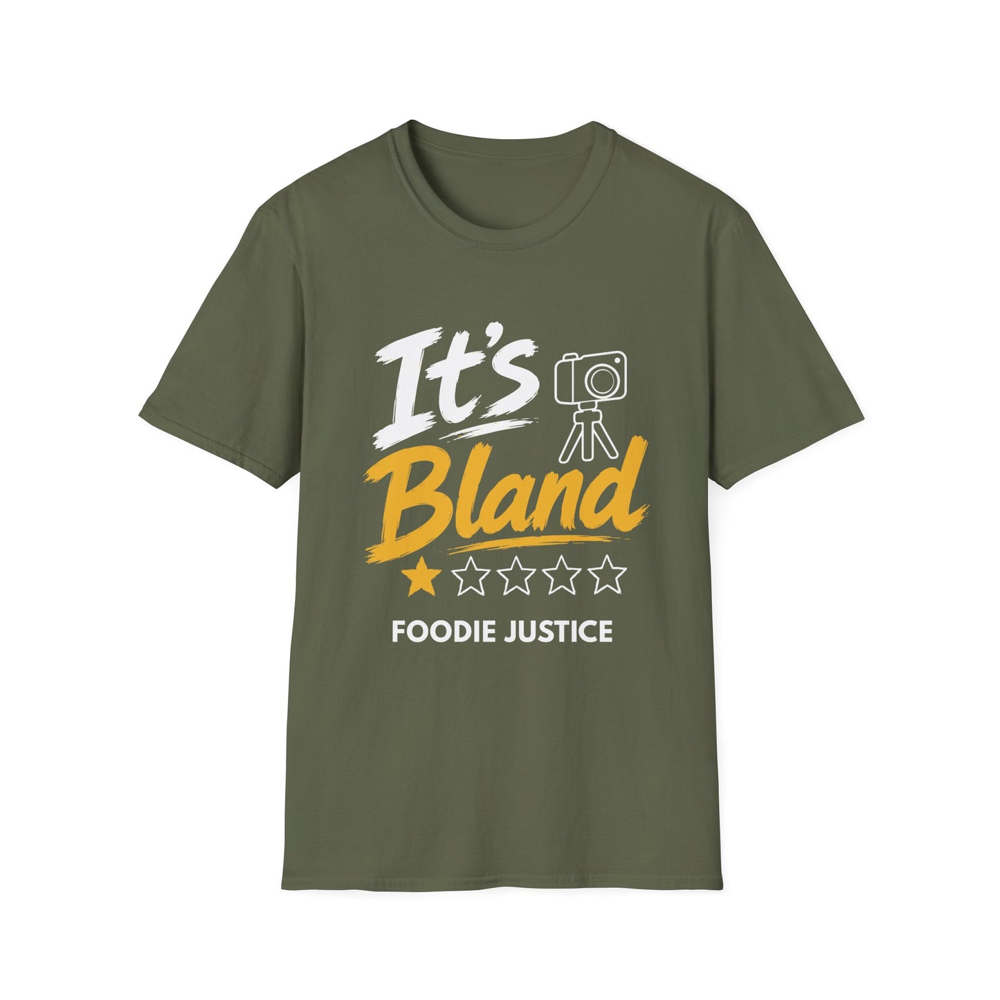 It's Bland Foodie Justice T-Shirt | Chef Judge Graphic Tee