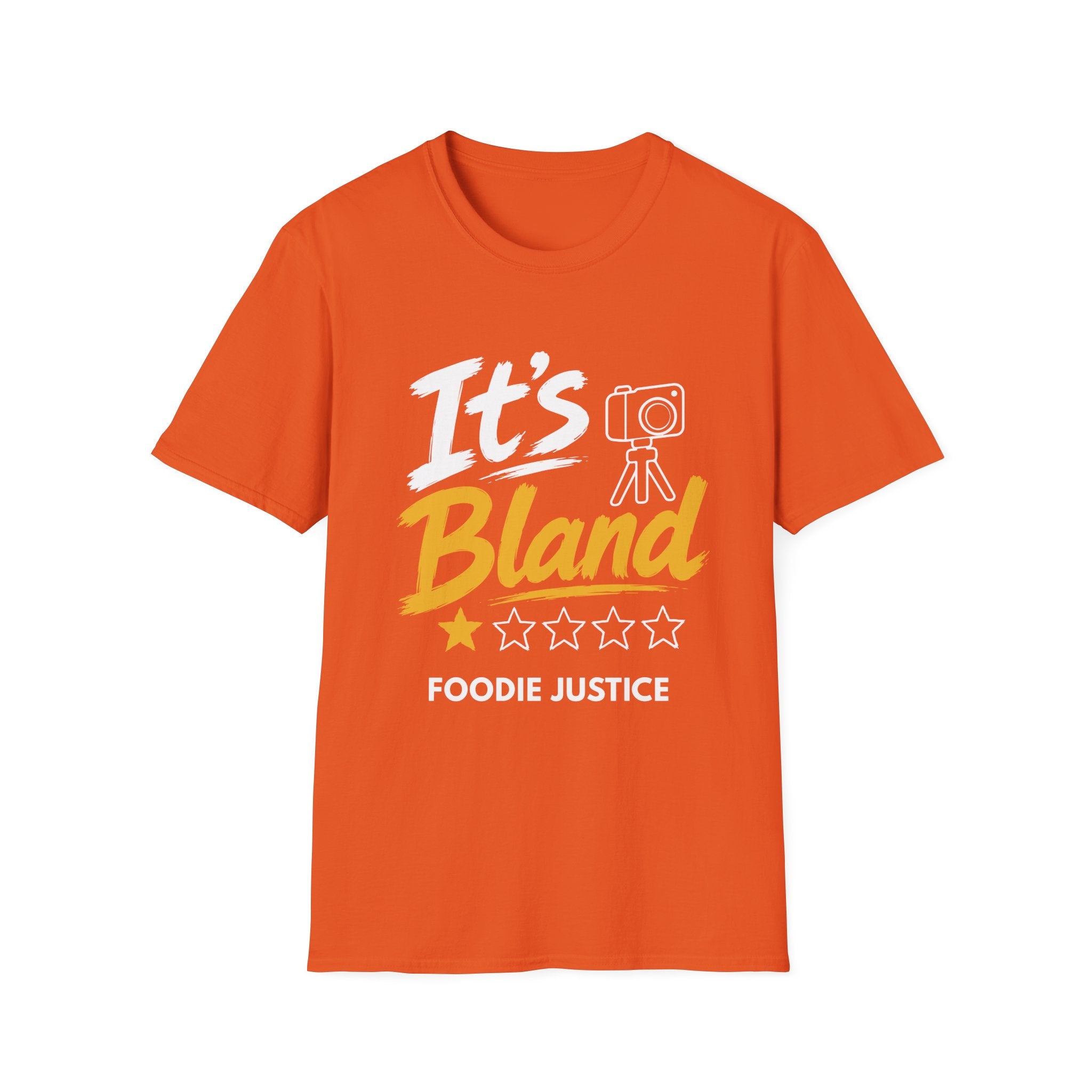 It's Bland Foodie Justice T-Shirt | Chef Judge Graphic Tee