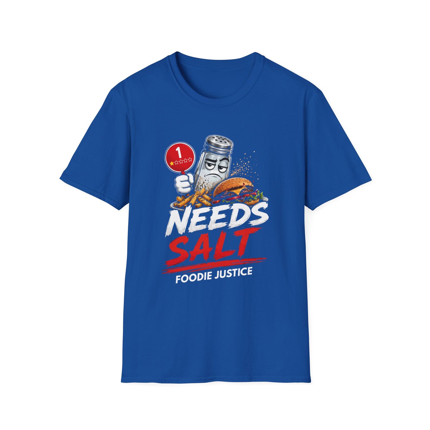 Needs Salt Foodie Justice T-Shirt | Chef Judge Graphic Tee