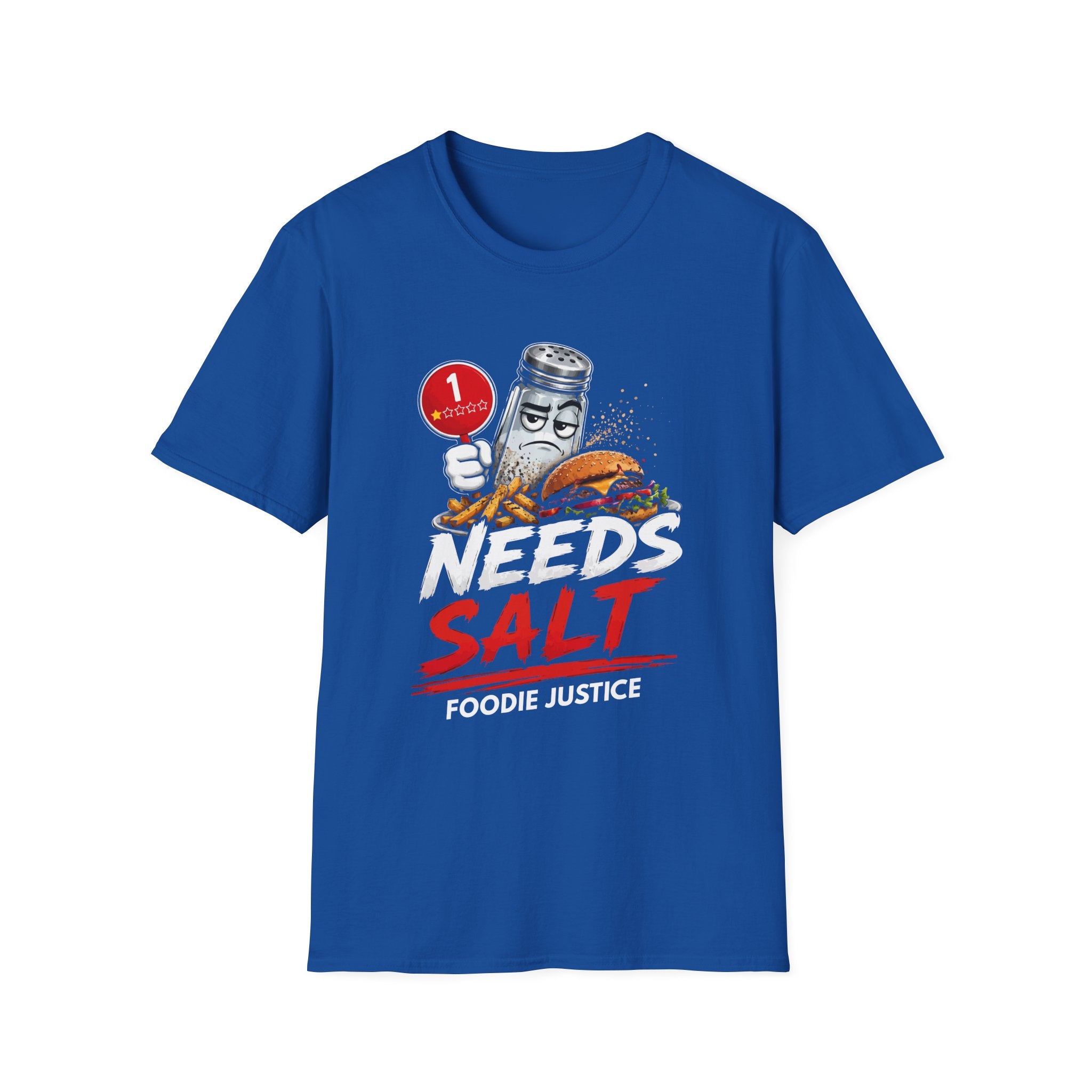 Needs Salt Foodie Justice T-Shirt | Chef Judge Graphic Tee
