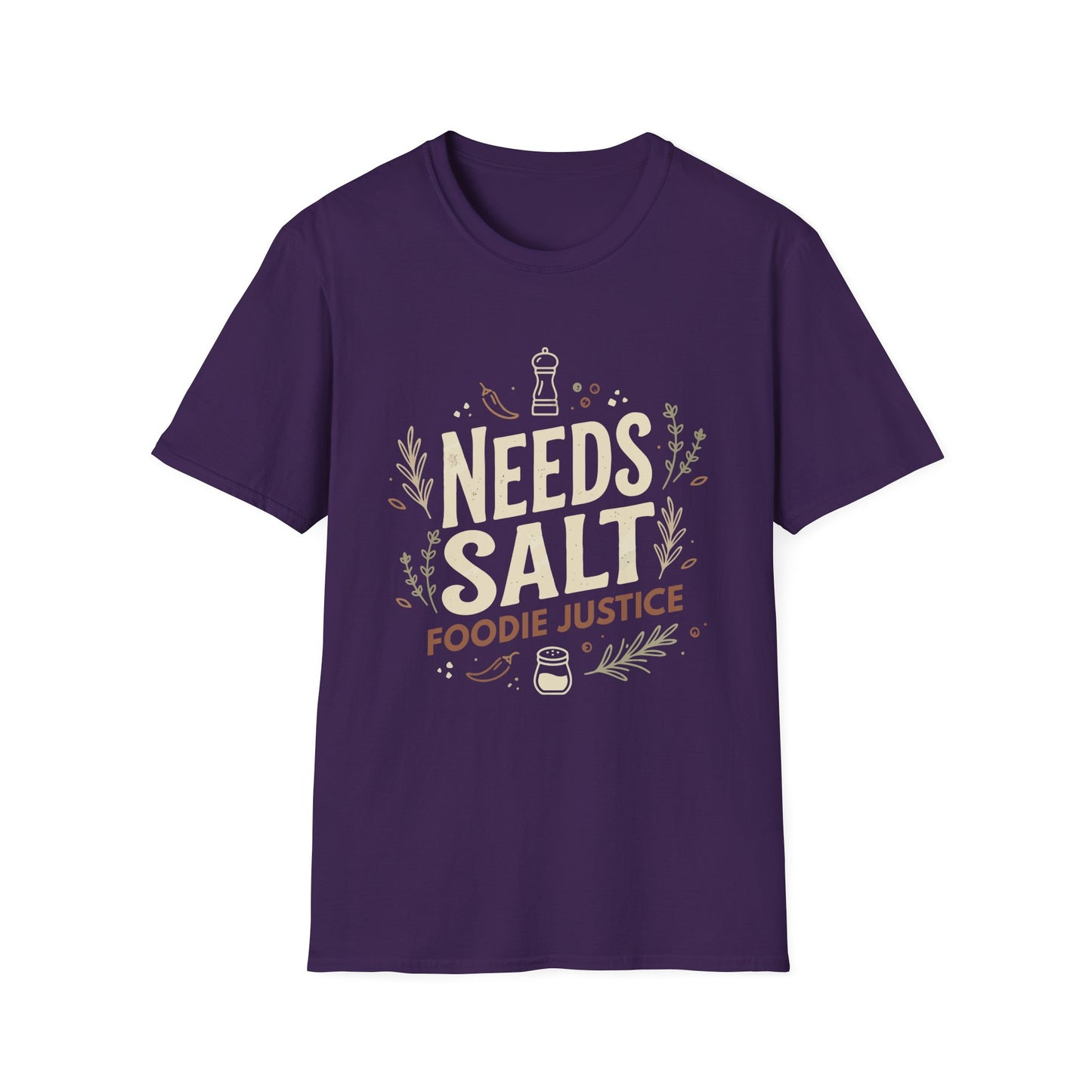 Needs Salt Foodie Justice T-Shirt | Chef Judge Graphic Tee