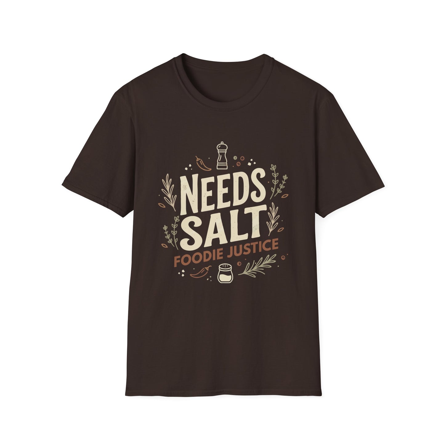 Needs Salt Foodie Justice T-Shirt | Chef Judge Graphic Tee