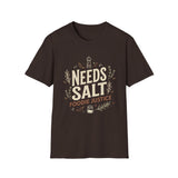 Needs Salt Foodie Justice T-Shirt | Chef Judge Graphic Tee