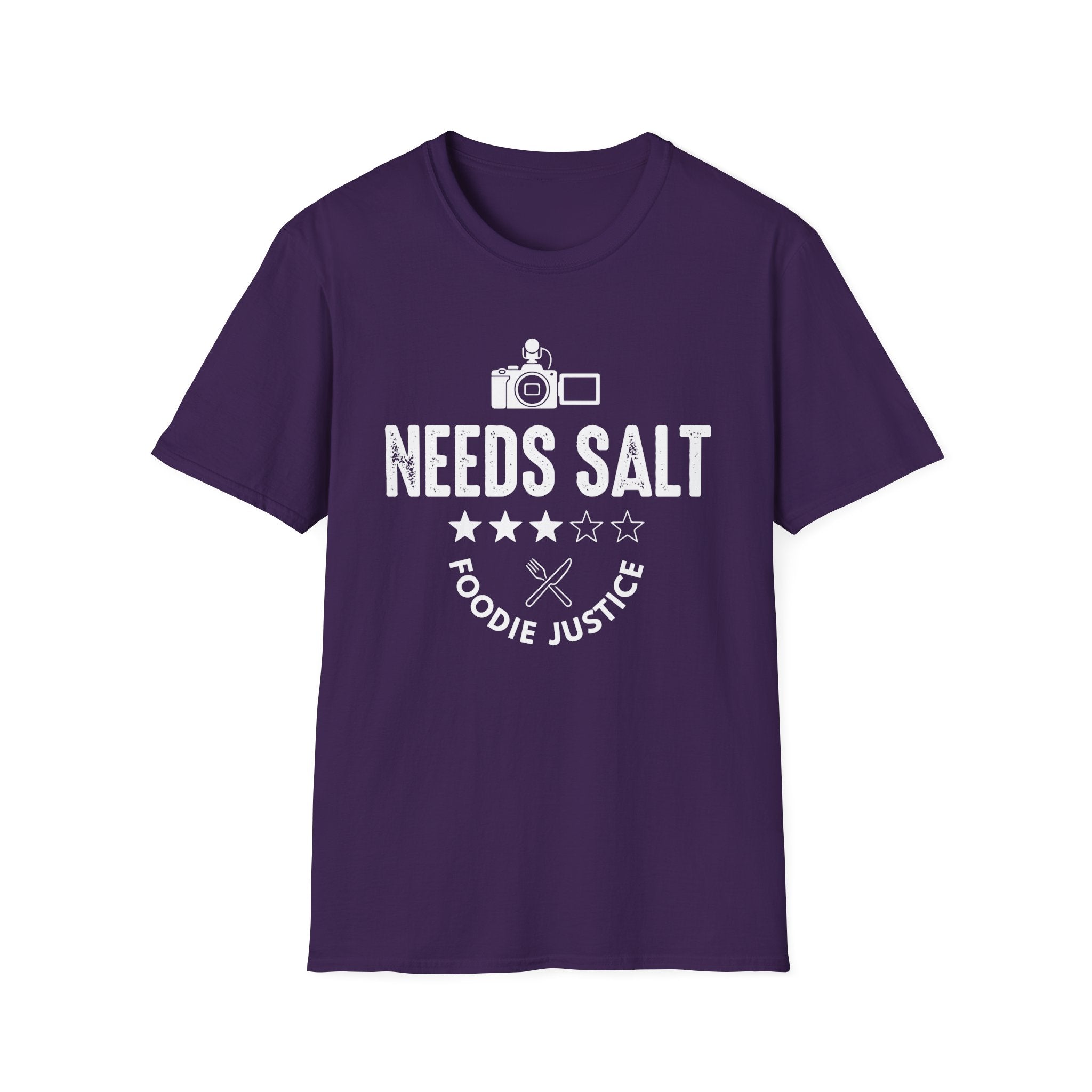 Needs Salt Foodie Justice T-Shirt | Chef Judge Graphic Tee
