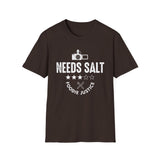 Needs Salt Foodie Justice T-Shirt | Chef Judge Graphic Tee