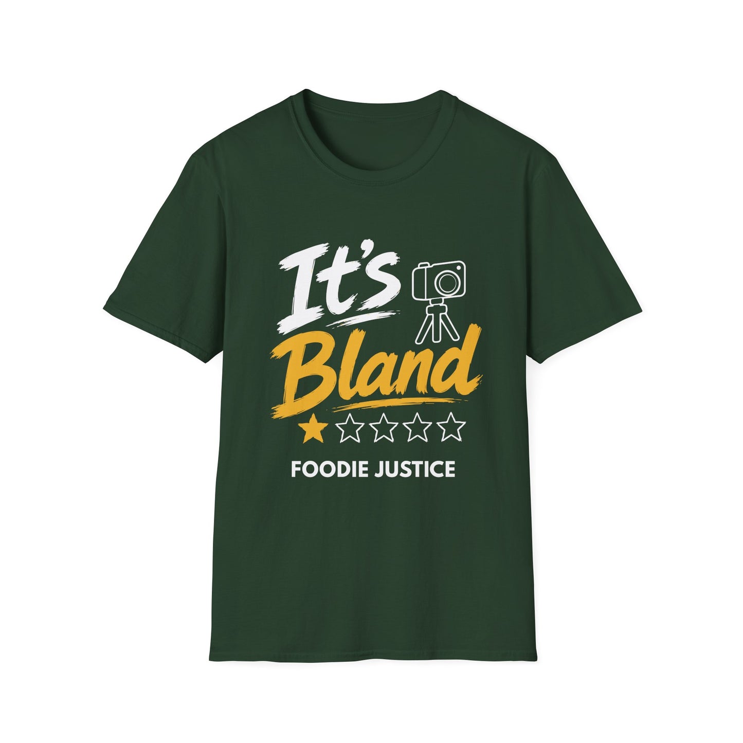 It's Bland Foodie Justice T-Shirt | Chef Judge Graphic Tee