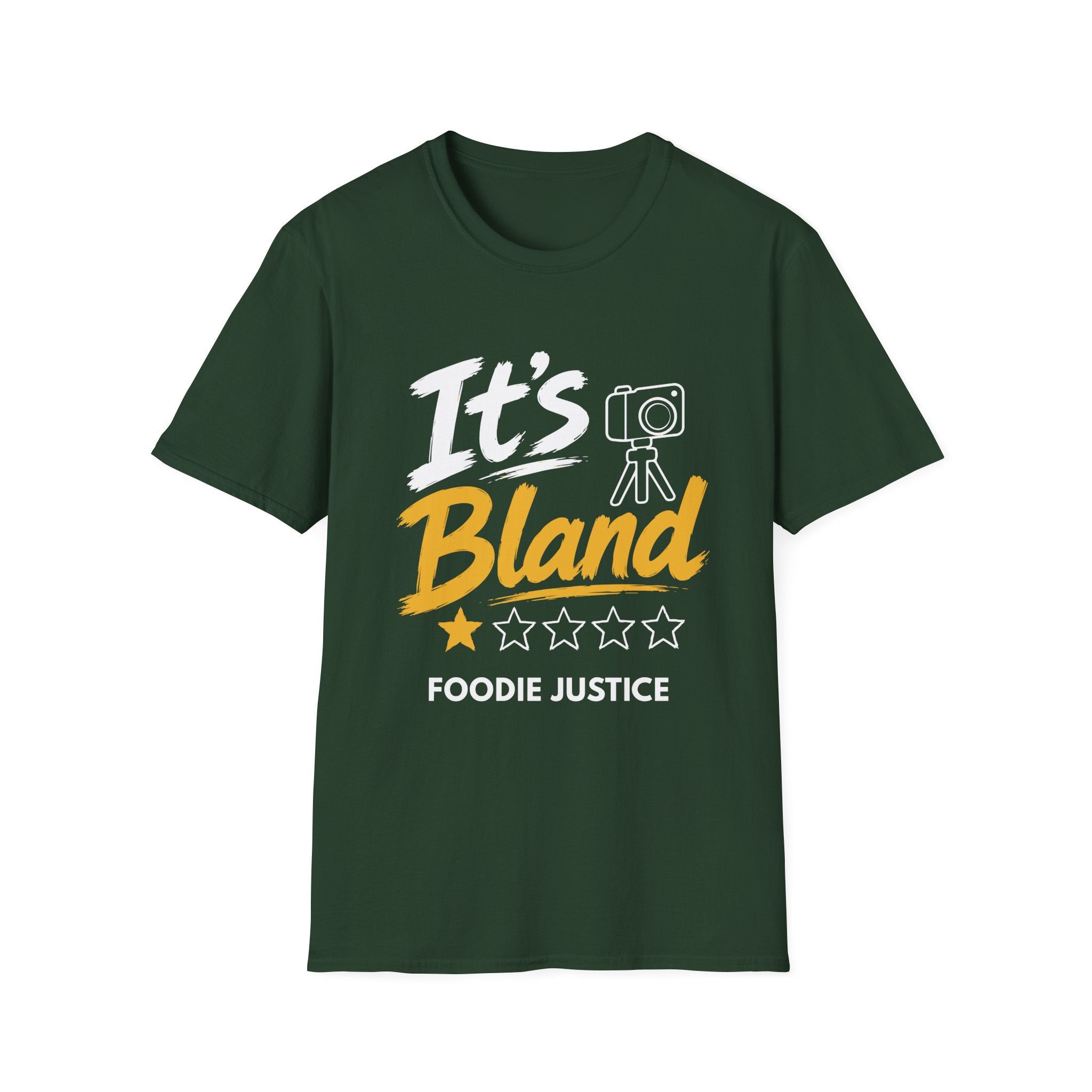 It's Bland Foodie Justice T-Shirt | Chef Judge Graphic Tee