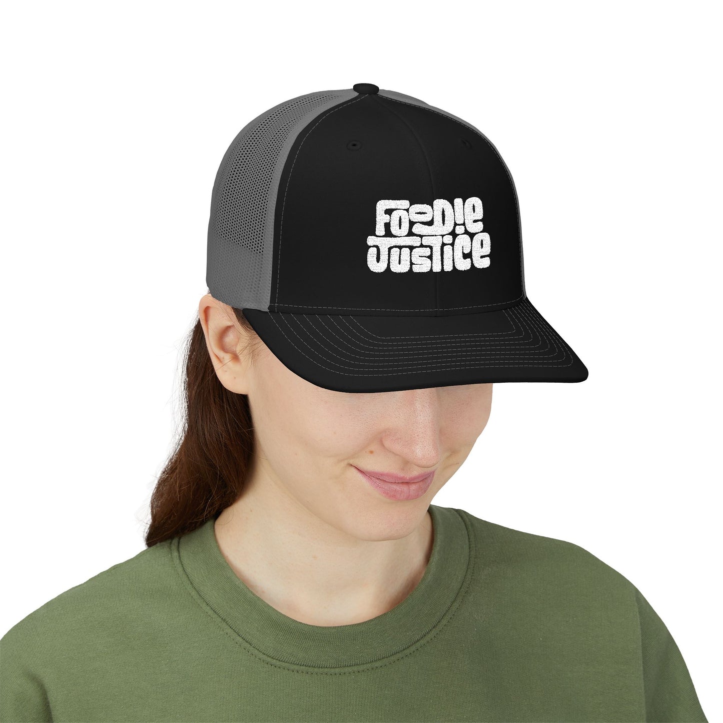 Foodie Justice trucker cap