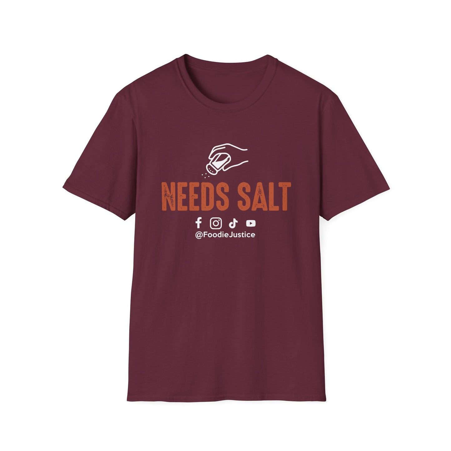 Needs Salt Foodie Justice T-Shirt | Chef Judge Graphic Tee