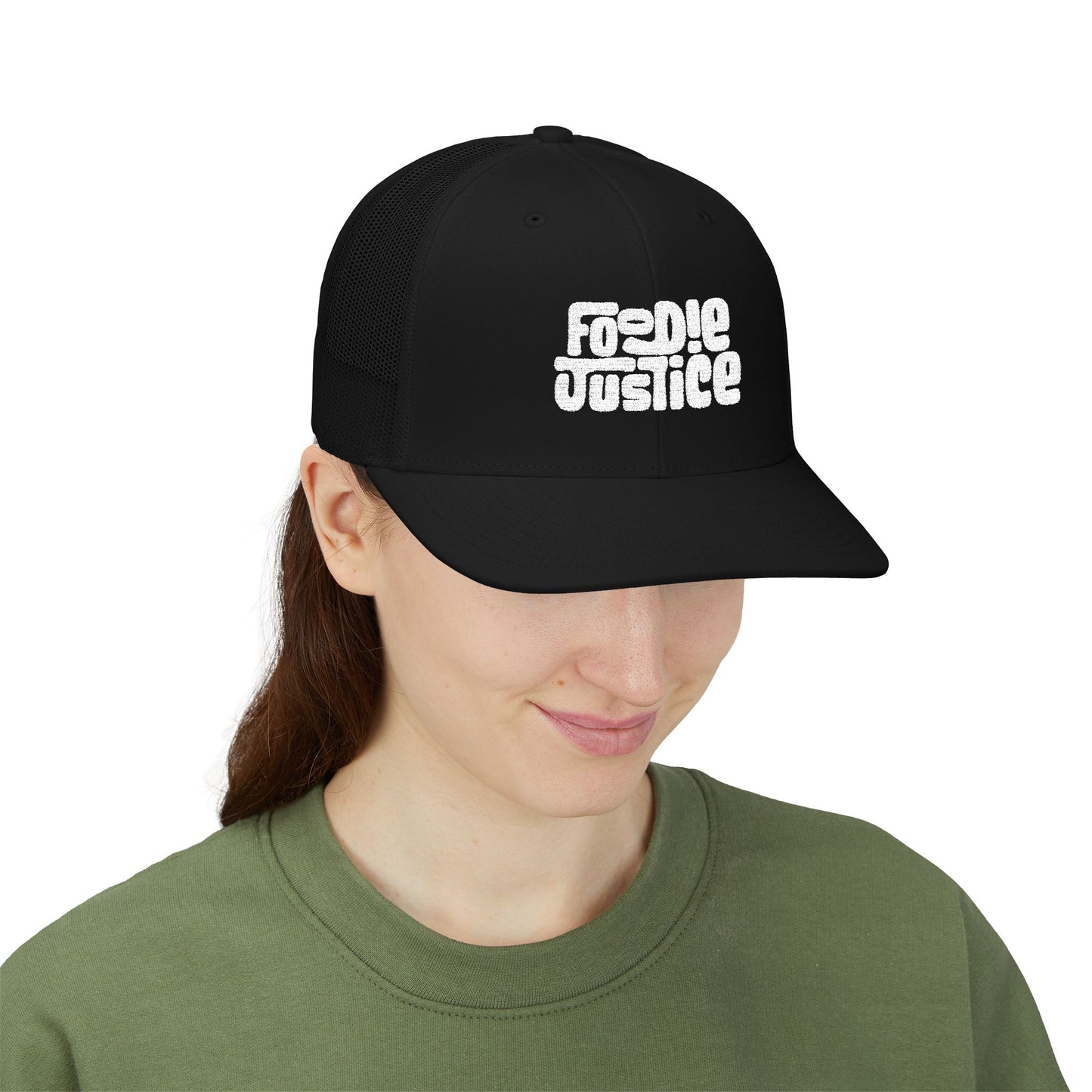 Foodie Justice trucker cap