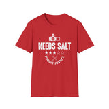 Needs Salt Foodie Justice T-Shirt | Chef Judge Graphic Tee