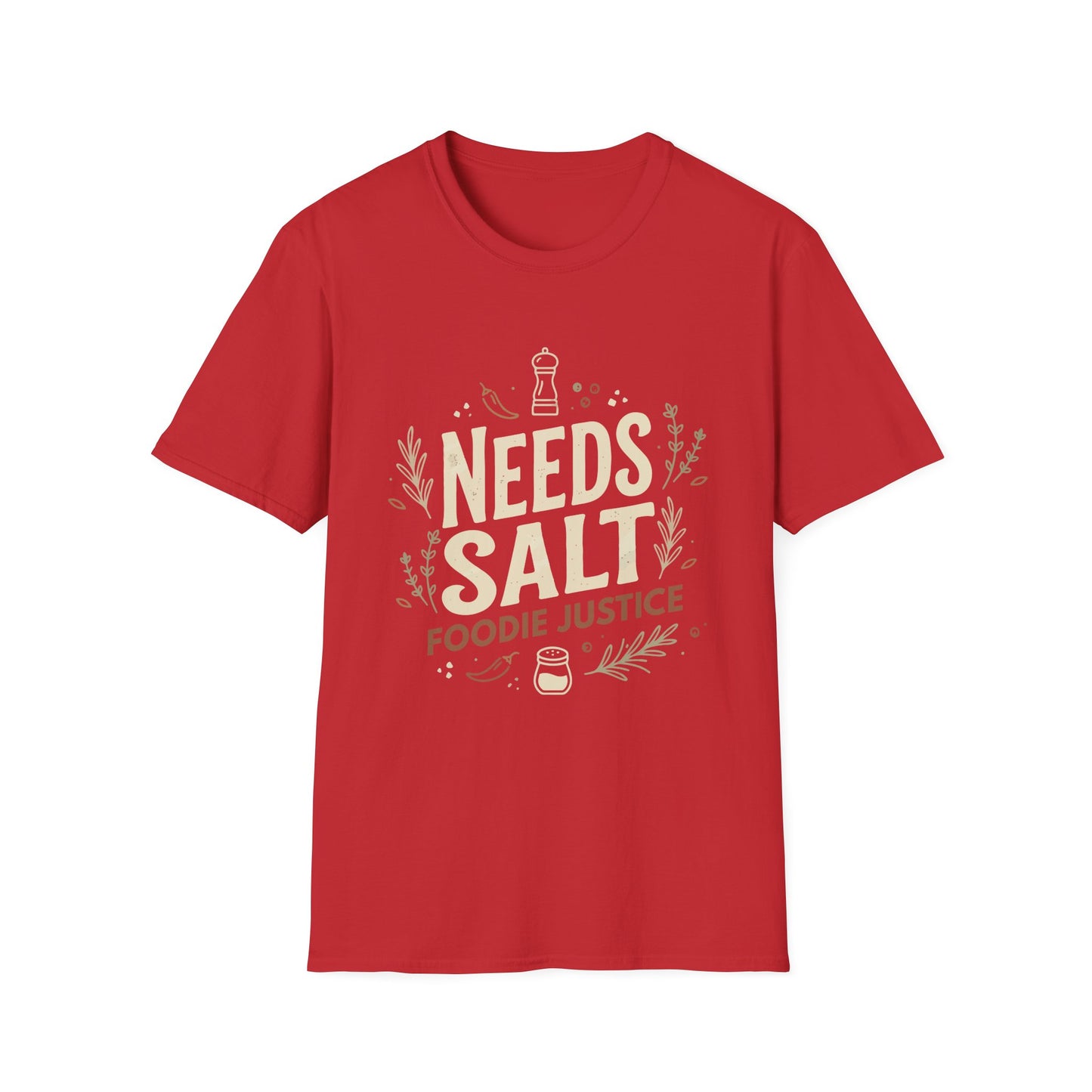 Needs Salt Foodie Justice T-Shirt | Chef Judge Graphic Tee