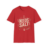 Needs Salt Foodie Justice T-Shirt | Chef Judge Graphic Tee