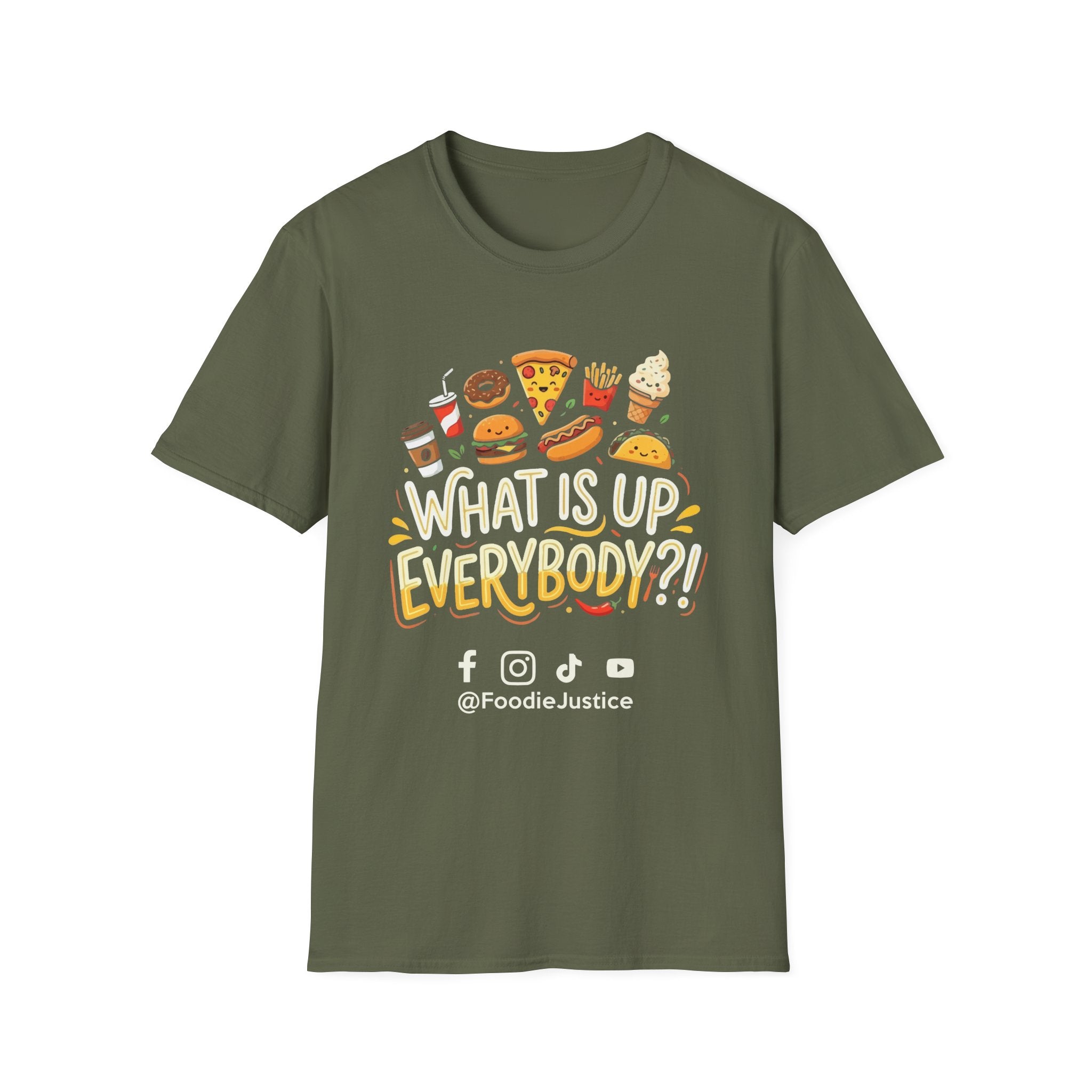 What Is Up Everybody  Foodie Justice T-Shirt | Chef Judge Graphic Tee