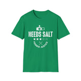 Needs Salt Foodie Justice T-Shirt | Chef Judge Graphic Tee