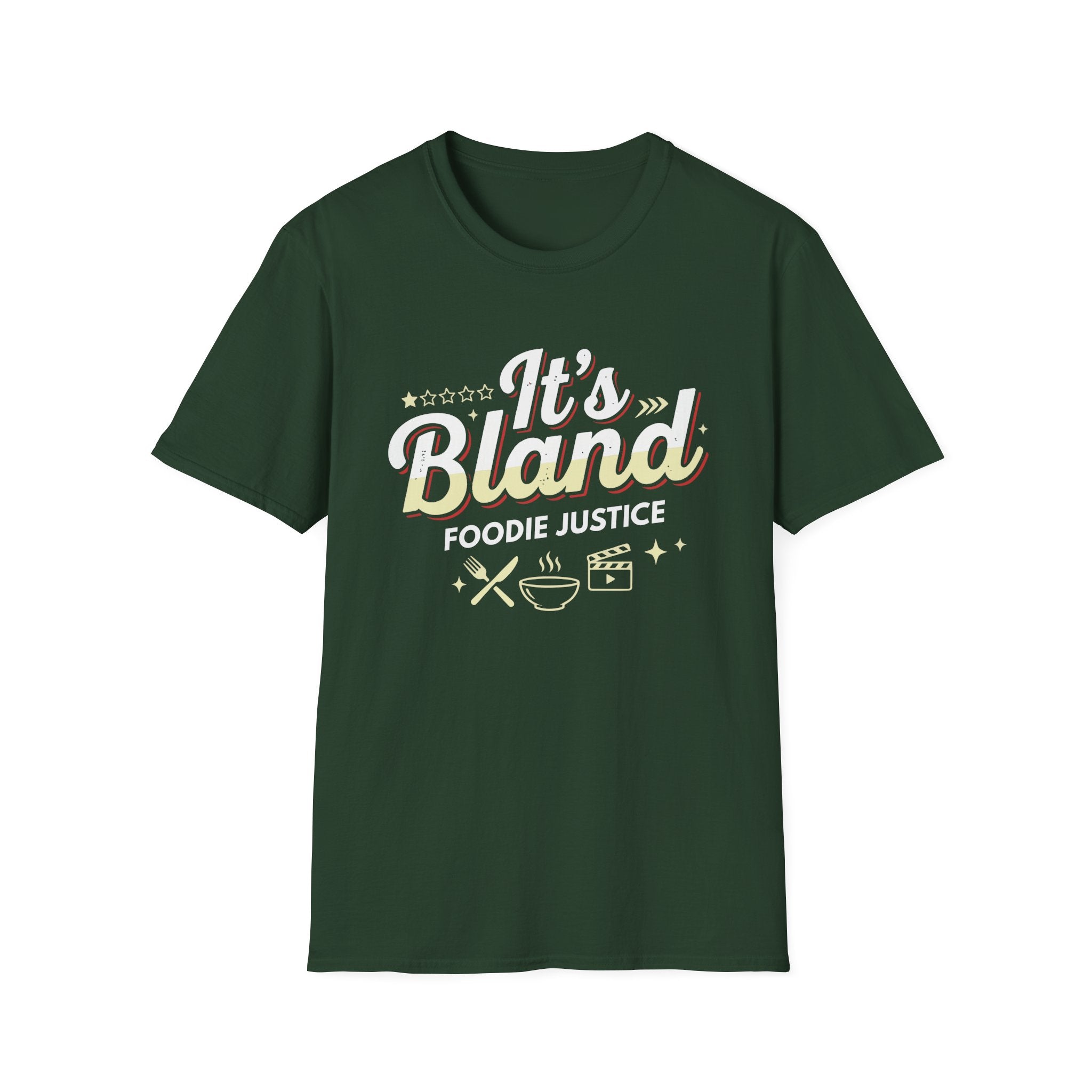 It's Bland Foodie Justice T-Shirt | Chef Judge Graphic Tee